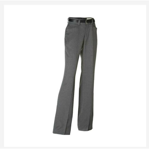 Smitty Umpire Combo Pant 14 Women Heathered Gray Unfinished Inseam Softball NEW - Picture 1 of 12